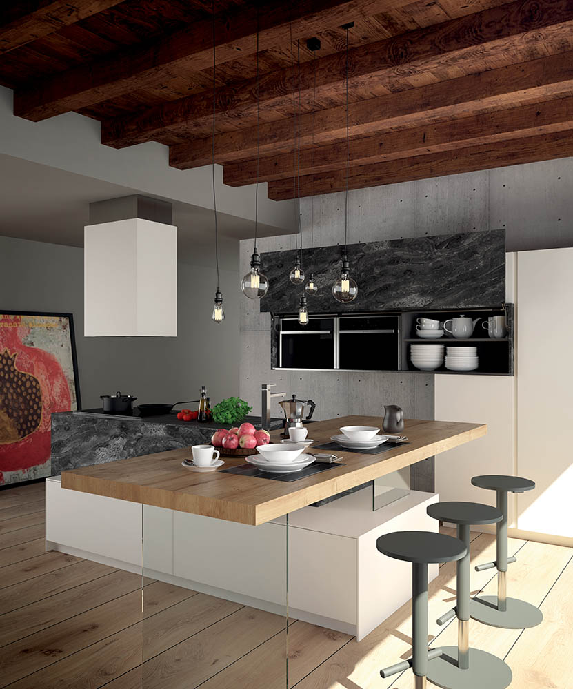 Cucine con isola centrale